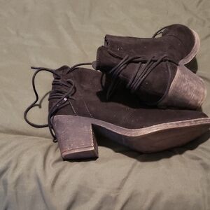 Black Suede Ankle Boots